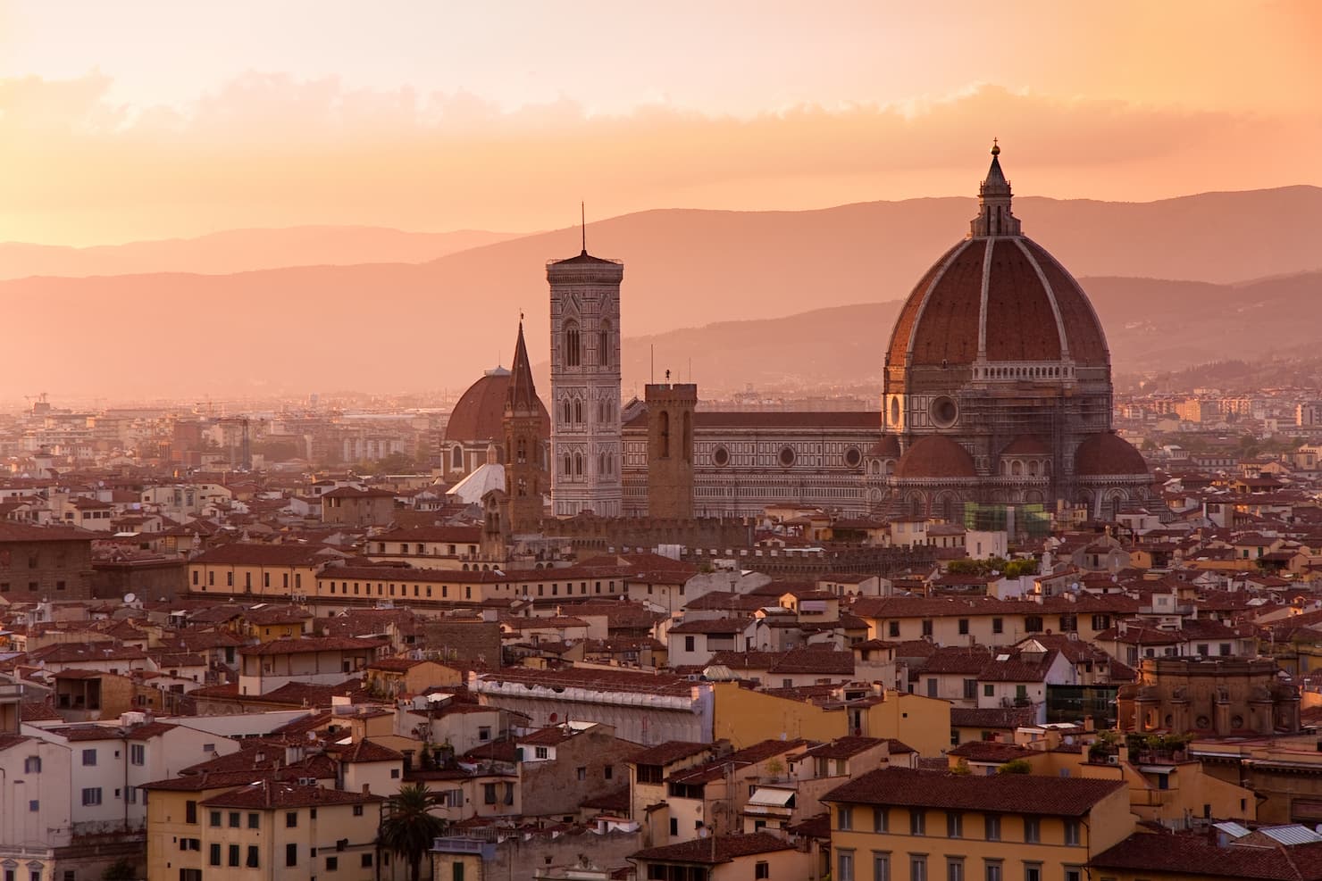 vista del duomo di firenze