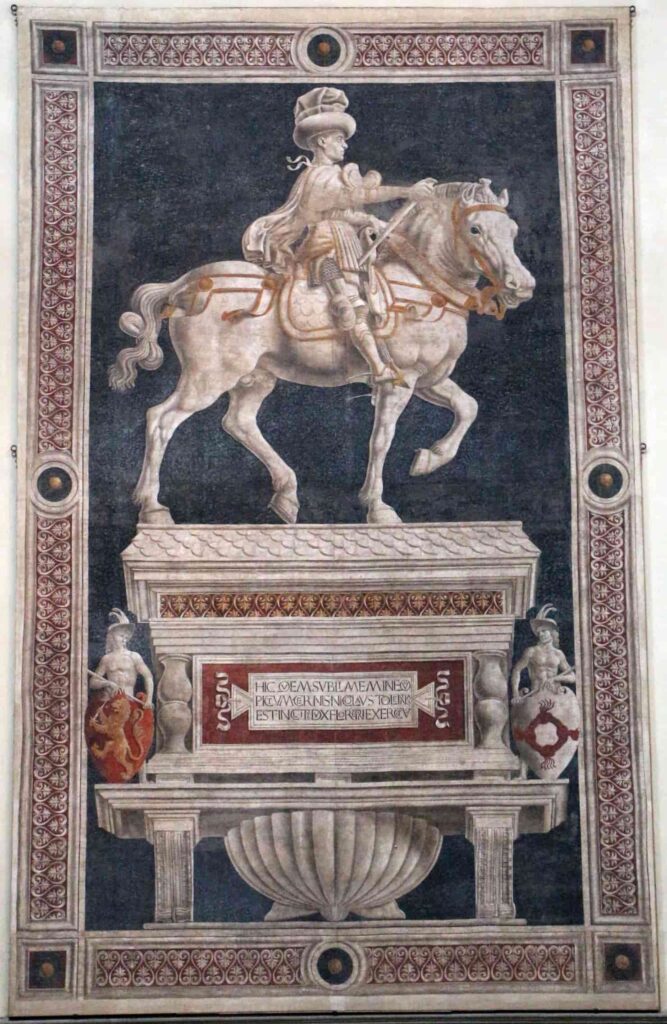monumento equestre niccolo da tolentino