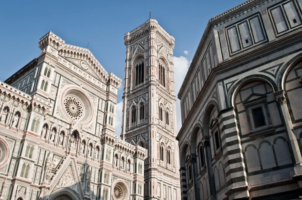 vista laterale facciata